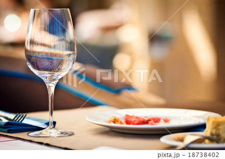 Empty glasses Empty glasses 18738402