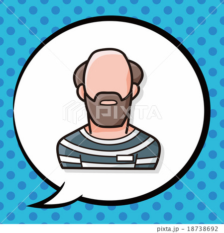 prisoner doodle, speech bubble 18738692