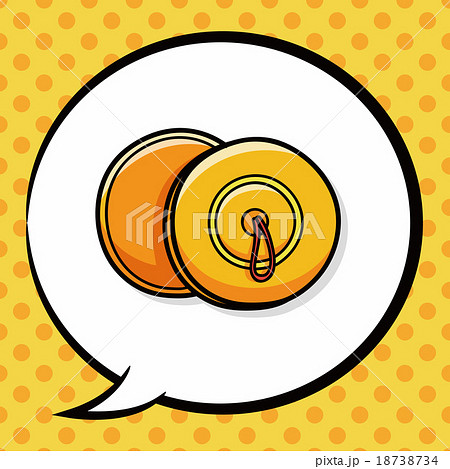 musical instrument Cymbals doodle, speech bubble musical instrument Cymbals doodle, speech bubble 18738734