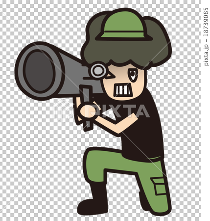 バズーカのイラスト素材