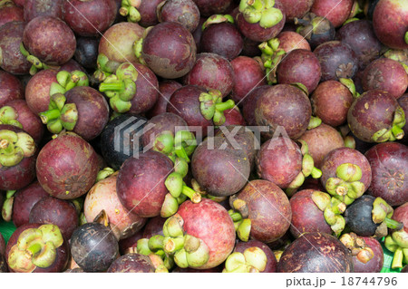 Fruits on summer in  market Thailand-mangosteen 18744796