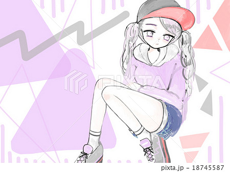 ヒップホップみたいなファッション 18745587