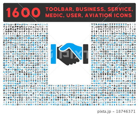 Acquisition Icon With Large Pictogram Collection Acquisition Icon With Large Pictogram Collection 18746371