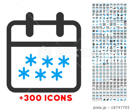 Winter Date Icon Winter Date Icon 18747705