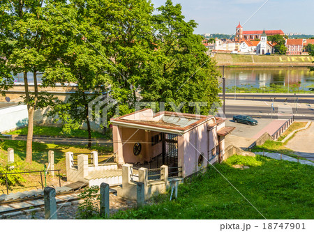 Lower station of Aleksotas funicular in Kaunas Lower station of Aleksotas funicular in Kaunas 18747901