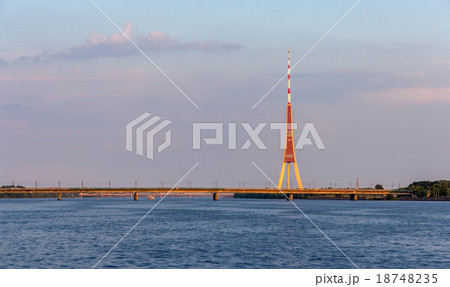 View of Riga TV tower - Latvia View of Riga TV tower - Latvia 18748235
