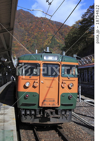 水上駅に停車中の上越線115系（高崎口） 18754622