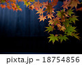 黒い建物と紅葉 18754856