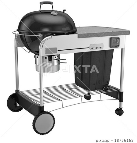 Grill with ash collection system 18756165