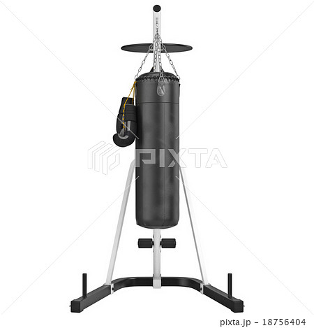 Set Punching Bag Front Viewのイラスト素材