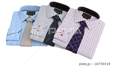 Set classic men's shirts and ties 18756419
