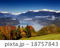 Autumn morning view on Lake Millstatt in Austria 18757843