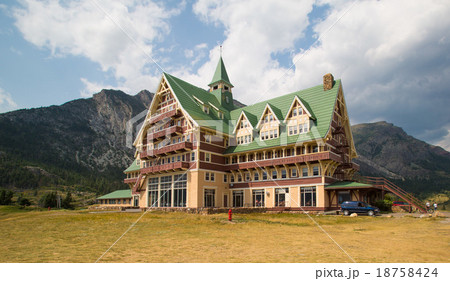 Prince of Wales Hotel in Waterton lakes.  18758424