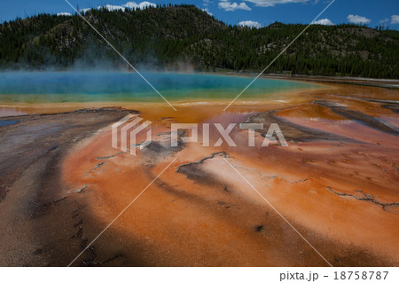 Grand Prismatic Spring,  Yellowstone Nationa Park 18758787