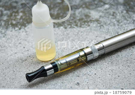 e-cigarette closeup in outdoor 18759079