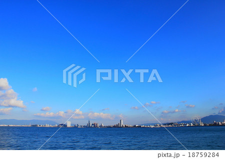福岡県 福岡市内 海 青空 観光 福岡県 福岡市内 海 青空 観光 18759284