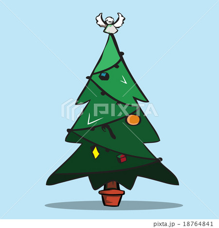Christmas tree, Vector illustration. 18764841