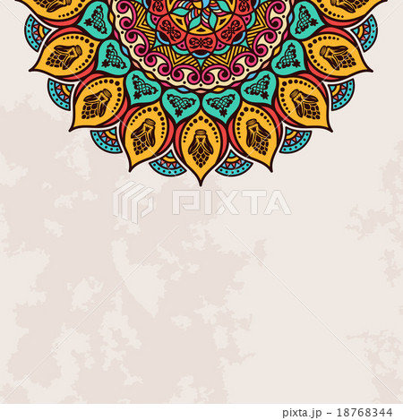 Elegant background with lace ornament 18768344