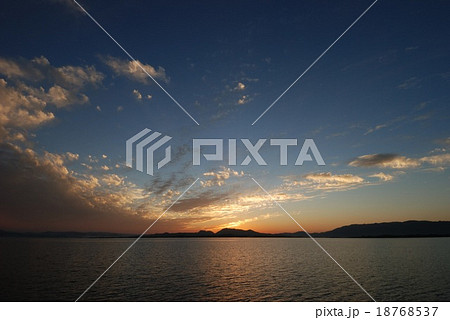 キューピー山の夕焼け2028 キューピー山の夕焼け2028 18768537