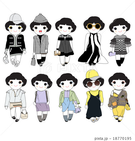 Trendy Fashion Autumn-Winter Wonder Girl Character 18770195