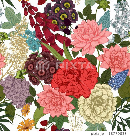 Vector floral pattern Vector floral pattern 18770833