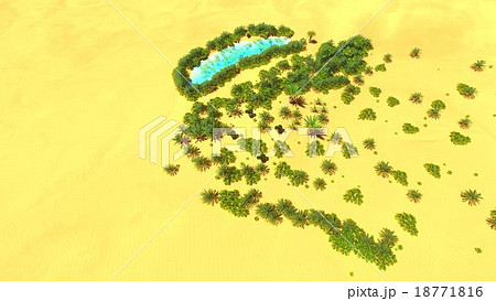 African oasis on Sahara 18771816