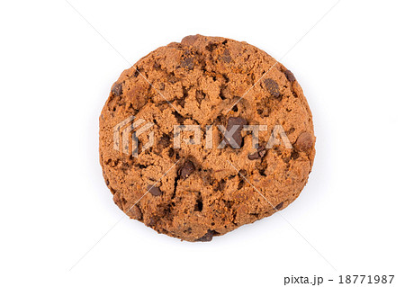 Chocolate chip cookie isolated on white Chocolate chip cookie isolated on white 18771987