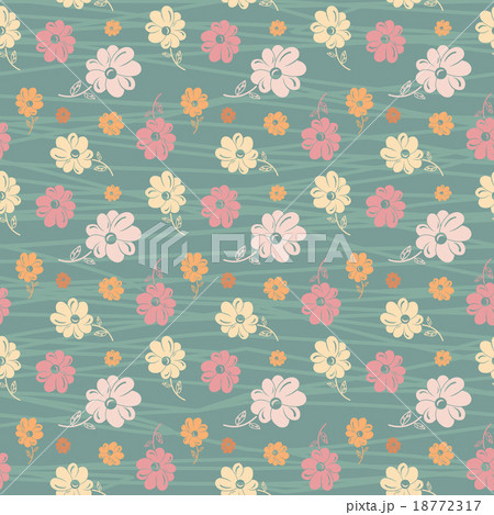 Vector seamless pattern with art ornament for Vector seamless pattern with art ornament for 18772317