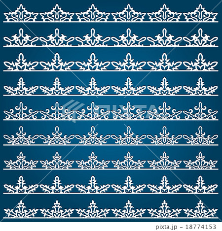 Vector Christmas Seamless Borders 18774153