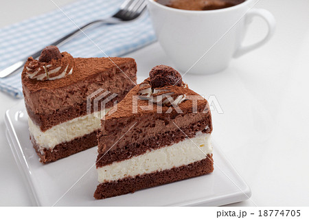 Chocolate cake and coffee 18774705
