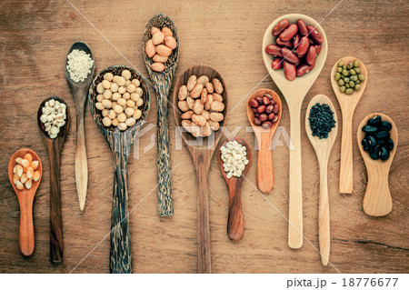Assortment of beans and lentils Assortment of beans and lentils 18776677