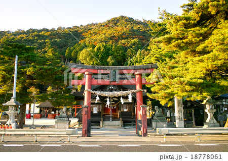 滋賀県 白髭神社、国道越しに正面から 滋賀県 白髭神社、国道越しに正面から 18778061