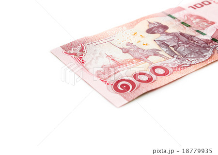 New version of hundred Thai bank notes New version of hundred Thai bank notes 18779935
