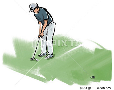 ゴルフ パターのイラスト素材 ゴルフ パターのイラスト素材