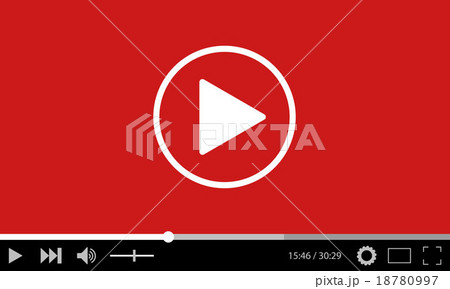 Video player design template web and mobile apps 18780997