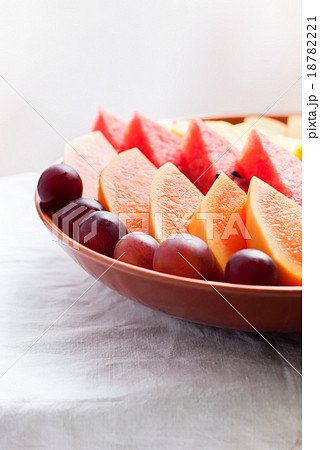 Cutting  of Tropical Fruits and Berries 18782221