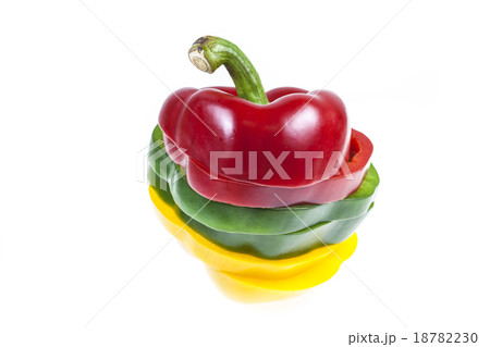 Sliced sweet pepper 18782230