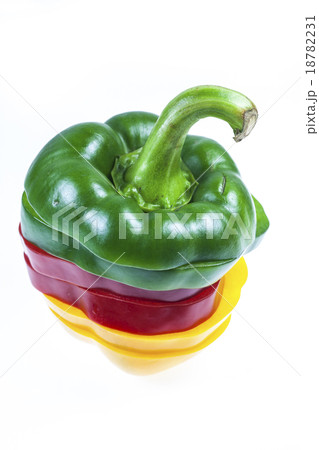 Sliced sweet pepper Sliced sweet pepper 18782231