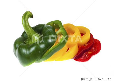 Sliced sweet pepper Sliced sweet pepper 18782232