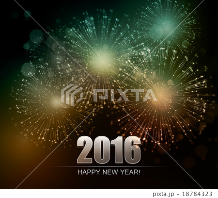 Vector Holiday Fireworks Background Vector Holiday Fireworks Background 18784323