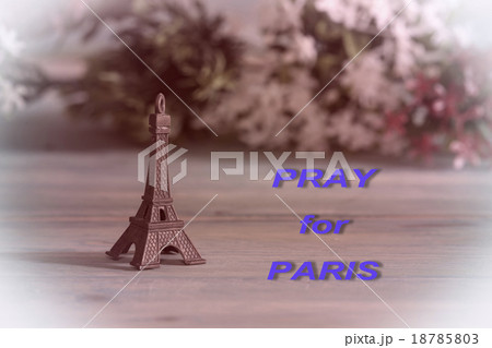 Eiffel Tower Toy .Paris Icon , peace, hope 18785803