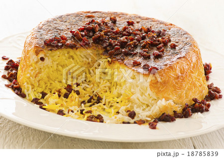 Persian saffron rice with berberis Sereshk Polo 18785839