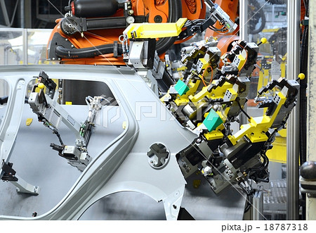 Production of the new car. 18787318