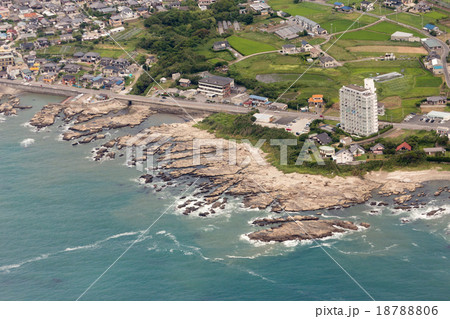 千葉県鴨川市江見青木付近を空撮 18788806