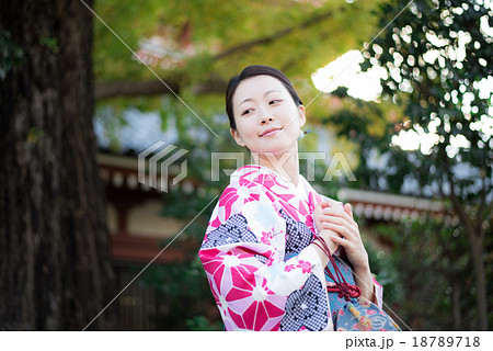 着物 女性 着物 女性 18789718