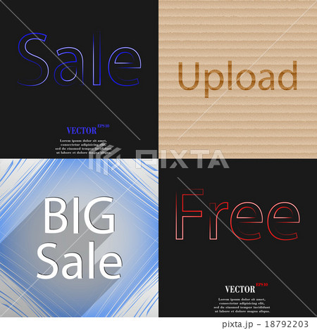 Set of the most popular web design icons on abstra Set of the most popular web design icons on abstra 18792203