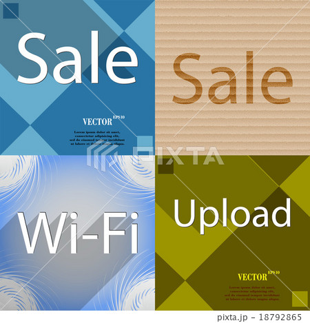 Set of the most popular web design icons on abstra 18792865