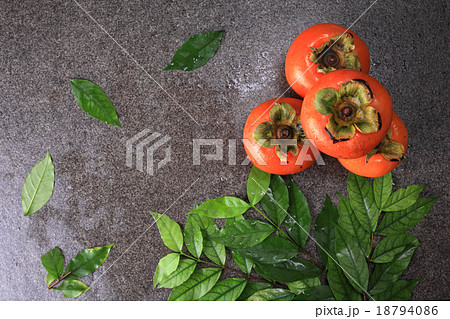 fresh persimmon 18794086
