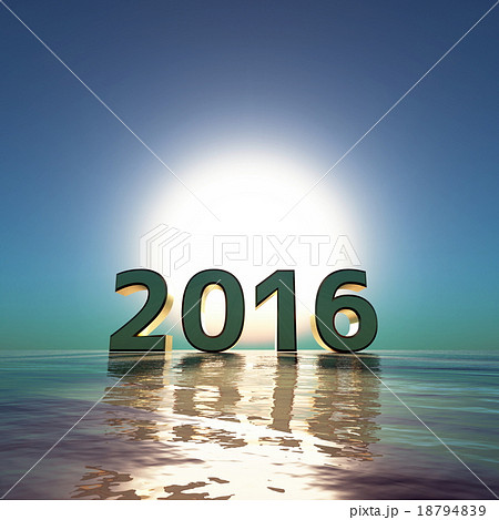 2016年号と日の出 18794839