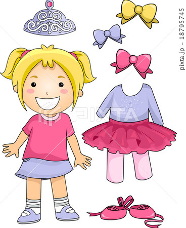 Kid Girl Ballet Dancer Elements 18795745